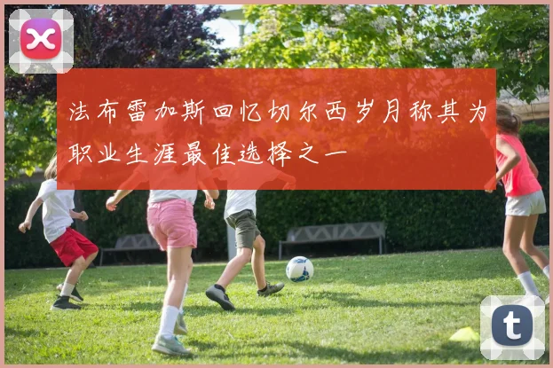 法布雷加斯回忆切尔西岁月称其为职业生涯最佳选择之一